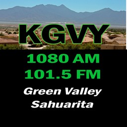 Logo de KGVY 1080 AM and 100.7 FM