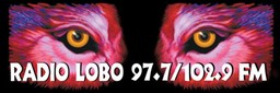 Logo de KLVO / KSFE Radio Lobo 97.7 & 102.9 FM