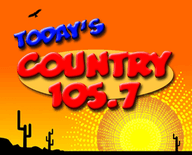 Logo de KVVP Today's Country 105.7 FM