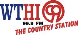 Logo de WTHI HI 99.9 FM