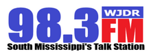 Logo de WJDR South Mississippi's Talk Station 98.3