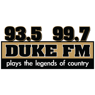 Logo de WGEE WDKF 93.5 and 99.7 Duke FM