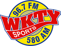 Logo de WKTY 580 AM and  96.7 FM