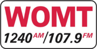 Logo de AM 1240 FM 107.9, WOMT