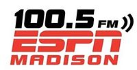 Logo de WTLX 100.5 FM ESPN Madison
