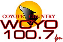 Logo de WCYO 100.7 The Coyote