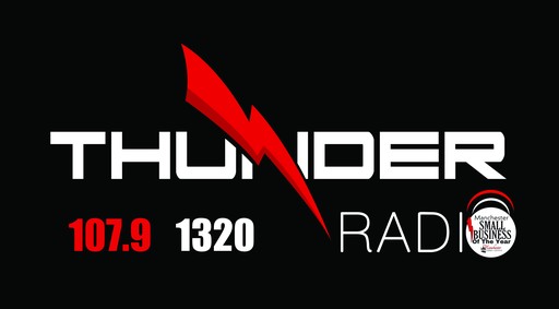 Logo de WMSR Thunder Radio 1320 AM & 107.9 FM