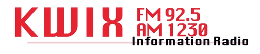 Logo de KWIX Information Radio 1230 AM & 92.5 FM