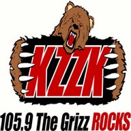 Logo de KZZK The Grizz 105.9 FM