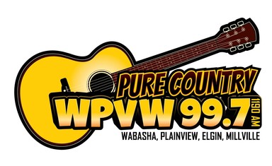 Logo de Pure Country WPVW 99.7 FM and 1190 AM