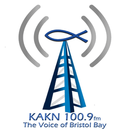 Logo de KAKN 100.9 FM Naknek, Alaska