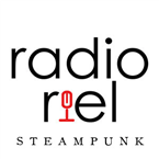 Logo de Radio Riel - Steampunk