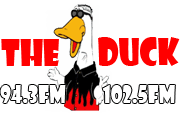 Logo de KDUC KDUQ 94.3 & 102.5 The Duck
