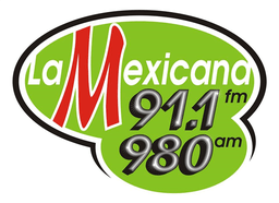 Logo de La Mexicana 91.1 FM