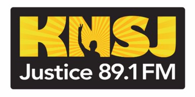 Logo de KNSJ Justice 89.1 FM