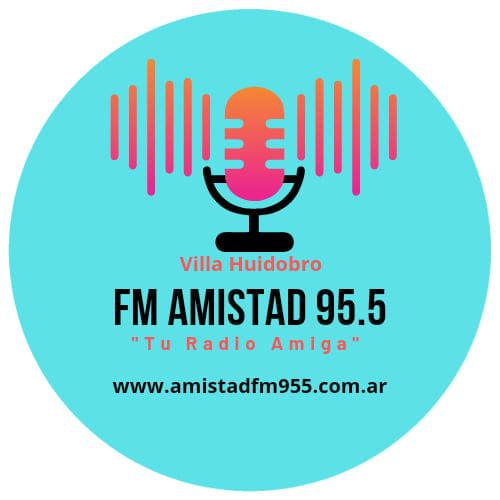 Logo de Amistad FM 95.5 - Villa Huidobro