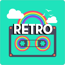 Logo de Radius 100% Retro
