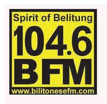 Logo de Radio Belitung BFM 104.6 FM
