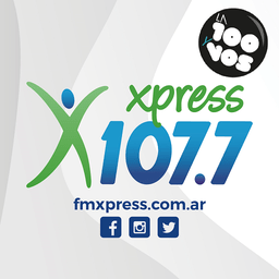 Logo de Xpress 107.7 - La 100 Corrientes