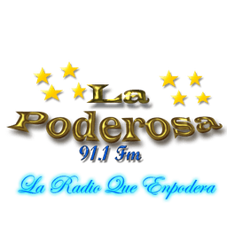 Logo de La Poderosa 91.1 FM
