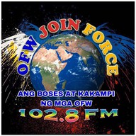 Logo de OFW Join Force 102.8 FM
