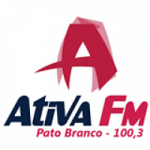 Logo de Ativa 100.3 FM