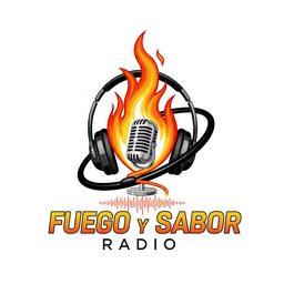 Logo de Fuego y Sabor Retro
