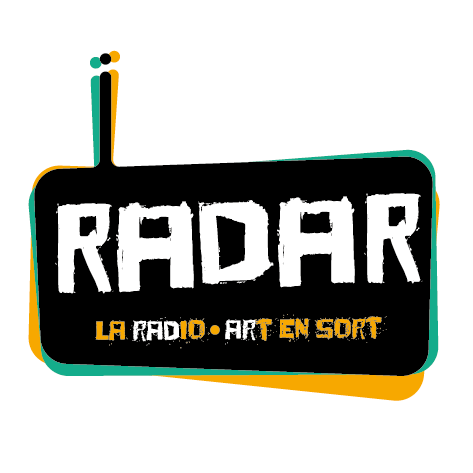 Logo de Radar art en sort