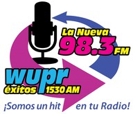 Logo de WUPR Éxitos 1530 AM & 98.3 FM