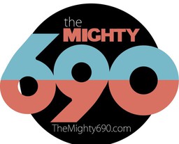 Logo de The Mighty 690 on 99.1 HD2 Malibu/Los Angeles
