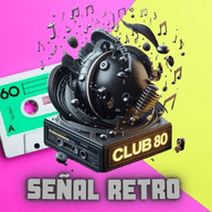 Logo de Radio Club 80 Señal Retro