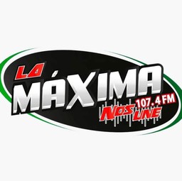Logo de La Máxima Nos Une 107.4
