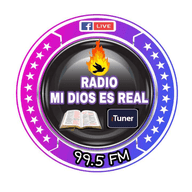 Logo de Radio Mi Dios es Real 99.5 FM