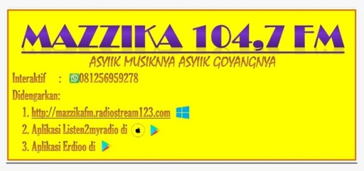 Logo de Mazzika 104.7 FM Takalar