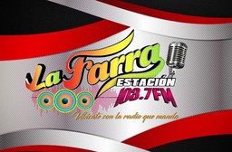 Logo de La Farra Estación 103.7 FM