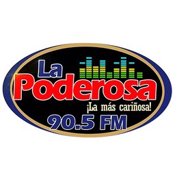 Logo de La Poderosa 90.5 FM