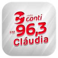 Logo de Rádio Conti Cláudia - 96.3 FM