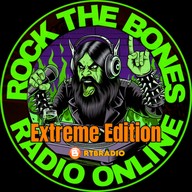 Logo de Rock The Bones Radio - Extreme Edition