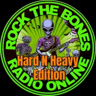 Logo de Rock The Bones Radio - Hard N Heavy Edition