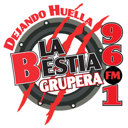 Logo de La Bestia Grupera 96.1 FM