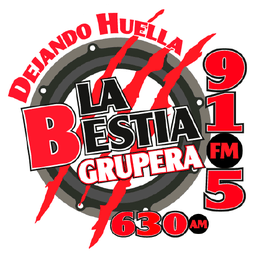 Logo de La Bestia Grupera 91.5 FM