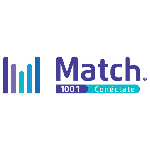 Logo de Match 100.1 FM Culiacán