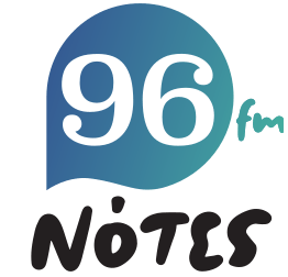 Logo de Νότες 96 FM - απλά ελληνικά!
