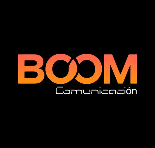 Logo de BOOM Comunicación