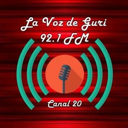 Logo de La Voz de Guri 92.1 FM