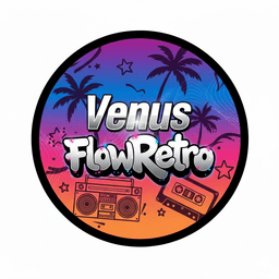 Logo de Venus Flow Retro